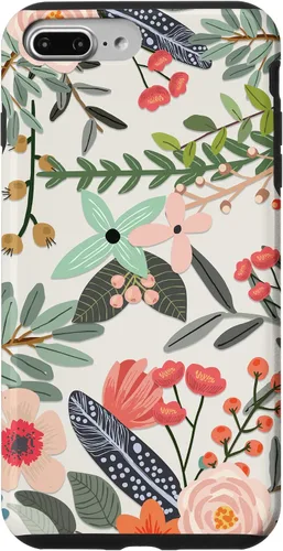 Vista 12 de Cute Colorful Garden Botanical Floral Pattern Case for iPhone 17