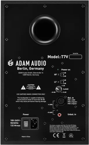 Vista 7 de ADAM Audio Monitor de estudio alimentado de 7 pulgadas T7V (paquete de 2)