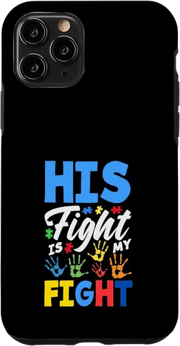 Vista 18 de His Fight is My Fight Autism Awareness Case for iPhone Air