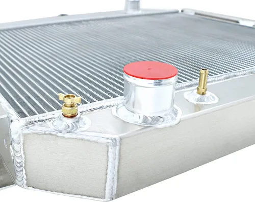 Vista 6 de Radiador de aluminio de 3 filas para Ford F-Series F100 F150 F250 F350 Bronco Truck Pickup Radiador de alto rendimiento 1968 1969 1970 1971 1972