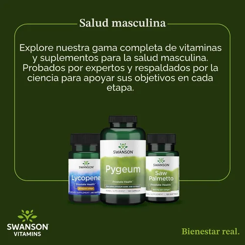 Vista 6 de Saw Palmetto 0.02 oz 250 cápsulas por Swanson Premium, SW910, 250, 1, 1