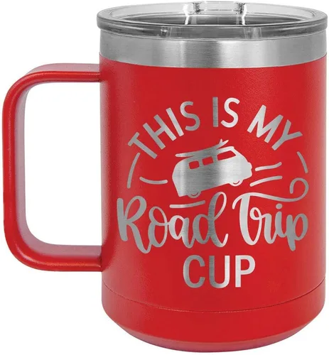 Vista 5 de Taza de café con tapa superior deslizante, con aislamiento para viaje, ideal para cumpleaños, Navidad, regalo de cumpleaños o mujeres o hombres
