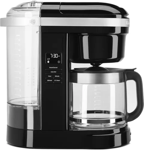Vista 4 de KitchenAid Cafetera de 12 tazas + tostadora de 2 rebanadas, color plateado