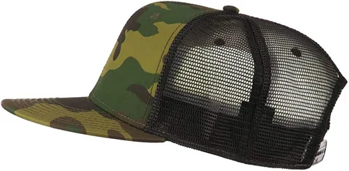 Vista 2 de Ashen Fane Gorra de camionero con 6 paneles de camuflaje