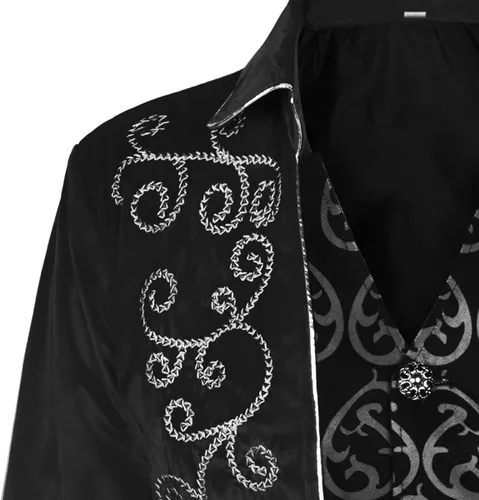 Vista 5 de IWQBQ Men's Medieval Steampunk Tailcoat Halloween Costumes Gothic Vintage Court Jacket