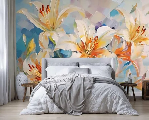 Vista 21 de Jdayda Mural de papel pintado Bosque brumoso, tamaño grande