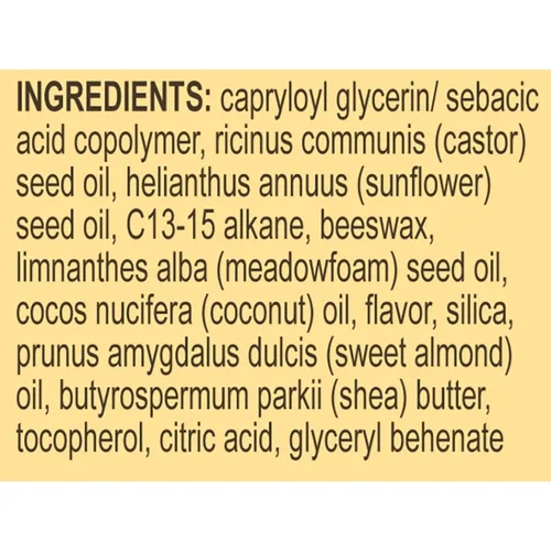 Vista 6 de Burt's Bees Aceite labial hidratante 100% natural con aceite de almendras dulces, 1 tubo