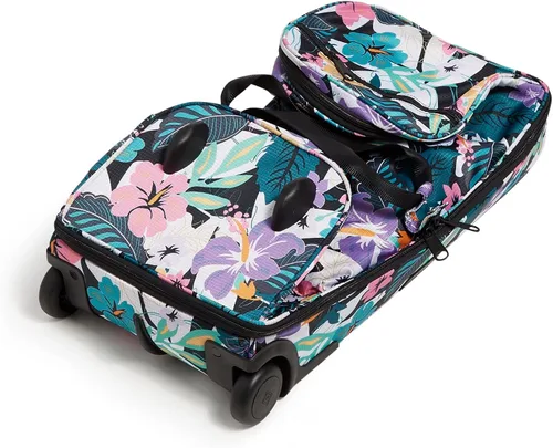 Vista 4 de Vera Bradley Women's Recycled Ripstop Foldable Rolling Duffel Bag