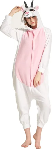 Vista 5 de Novedad disfraz de Halloween polar animal Cosplay cabra pijamas
