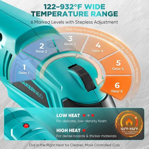 Vista 2 de SakerNeo Kit eléctrico del cortador de la espuma del cuchillo caliente
