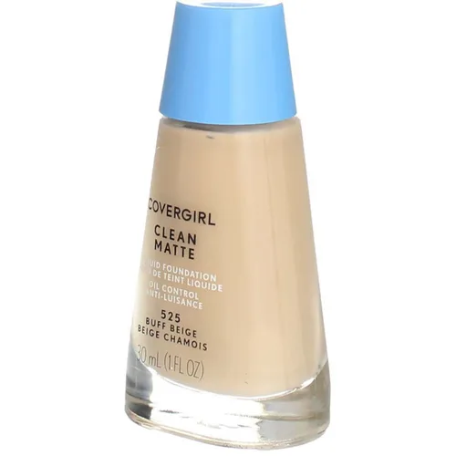 Vista 5 de CoverGirl Clean Oil Control Maquillaje Líquido, Buff Beige 525 1 fl oz (1.0 fl oz)