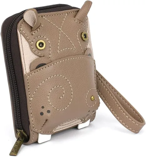 Vista 2 de CHALA Cute-C - Cartera para tarjetas de crédito, Hippo