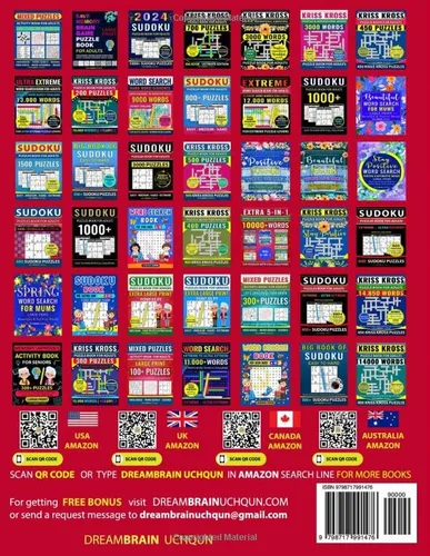 Vista 2 de Big book of Sudoku 300 puzzles EASY to HARD With Full Solutions 3 levels - EASY, MEDIUM, HARD Sudoku puzzle book