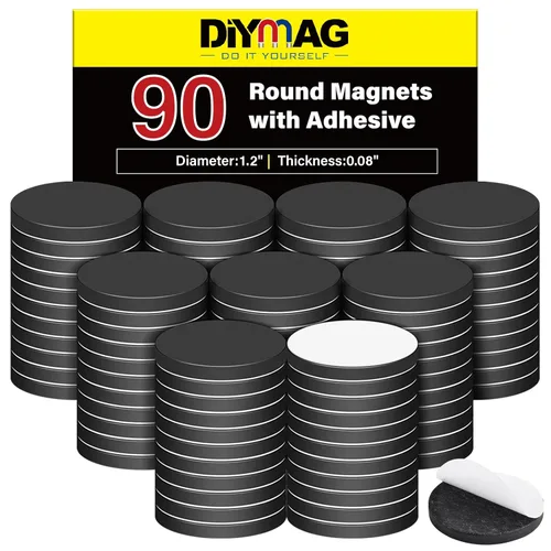 Vista 10 de DIYMAG Ganchos Magnéticos, 30 Libras Resistente de Servicio Pesado Gancho Magnético de Crucero para Aula, Refrigerador, Colgado, Cabinas, Parrilla