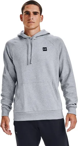Vista 3 de Under Armour - Sudadera de forro polar con capucha para hombre, con logotipo, Rival Fleece Sportstyle