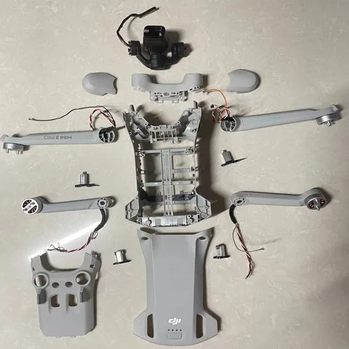 Vista 5 de Reemplazo de la cubierta frontal, piezas de reparación de montaje para DJI Mini 3 Pro Drone, accesorios de repuesto originales