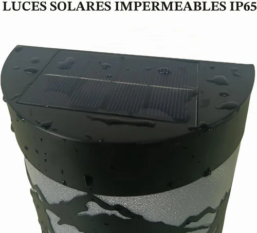 Vista 5 de Luces Solares de Pared con Forma de Caballo, Juego de 2 Luces Solares para Valla Exteriores Impermeables para Escalones de Terraza Valla Garaje