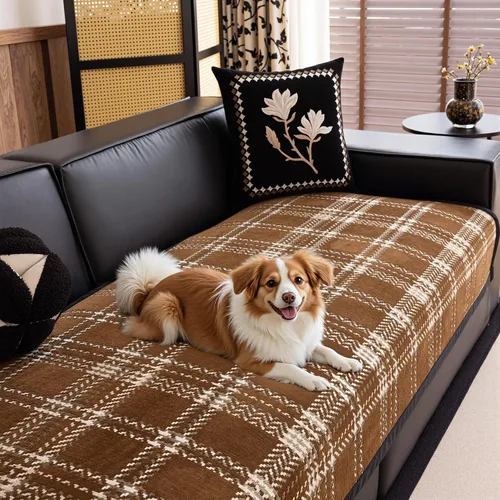 Vista 18 de MYSKY HOME Funda para Silla Sofá Seccional, Funda para Sofá Lavable, Fundas para Sofá de 2 Cojines, Protector de Muebles Antideslizante Fundas