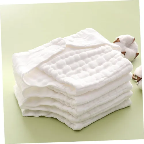 Vista 5 de Pañales reutilizables para bebé, juego de 5 piezas, insertos de pañales de algodón, material suave y suave para un ajuste cómodo