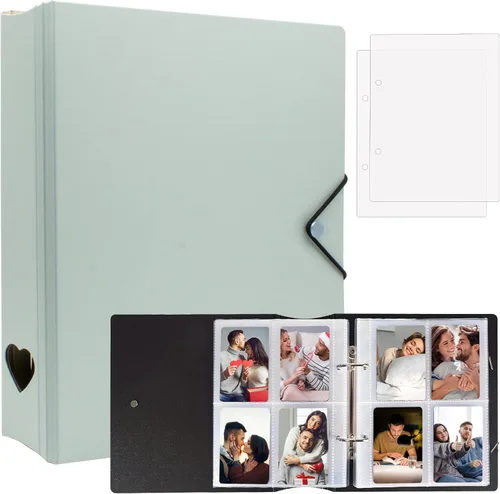 Vista 10 de Álbum de fotos de 200 bolsillos para película Fujifilm Instax Mini 11 12 9 8+ 8 7+ LiPlay, carpeta de tarjetas fotográficas para impresora de fotos