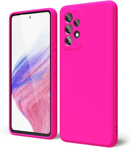 Vista 107 de oakxco Funda para teléfono Samsung Galaxy A12 con agarre de silicona líquida, linda delgada fina suave cubierta de gel de goma TPU lisa para mujeres