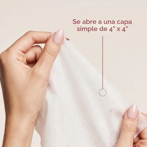Vista 3 de Intrinsics Toallitas de Seda Pequeñas (200 unidades) – Toallitas de 2x2" de 4 capas de algodón de seda de baja absorción, sin pelusas, gasa