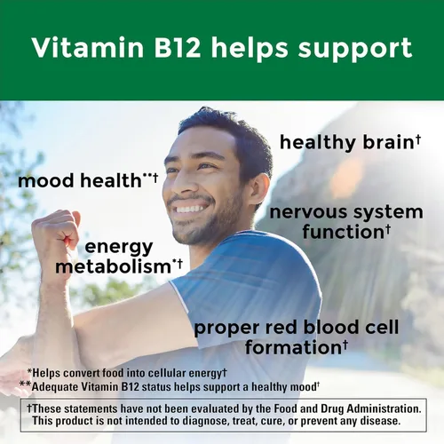 Vista 3 de Nature Made Vitamina B-12 1000 mcg Tabletas de liberación temporizada 160 ea (paquete de 3)