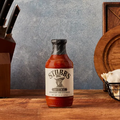 Vista 15 de Salsa de barbacoa Stubb’s, Original, Sin OMG, Sin gluten, Certificada Kosher, Sin jarabe de maíz de alta fructosa, Sabor original picante, Salsa