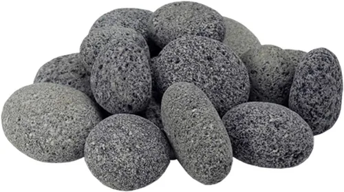 Vista 3 de Aquascape Piedras de lava pulidas, grandes, 25 lb 78317