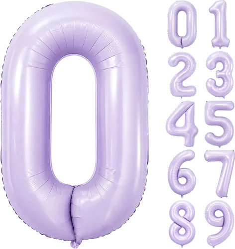 Vista 118 de KatchOn Globo negro del número 1 de 40 pulgadas, globo de feliz cumpleaños