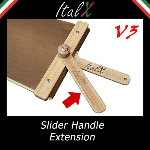 Vista 7 de ITALX EZ Pizza Peel 12 V3 (tamaño real de 11.89 pulgadas) – Pelela profesional de pizza autolanzable – Peel deslizante