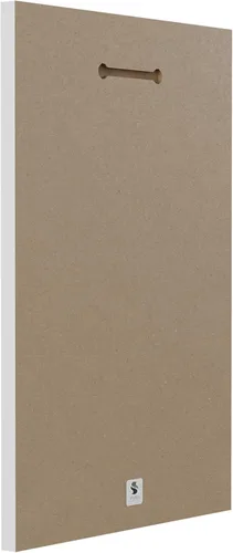 Vista 3 de Stupell Industries Placa de pared con diseño floral de elefante bebé rosa y gris, diseño de Daphne Polselli, 13 x 19 pulgadas, gris Stupell