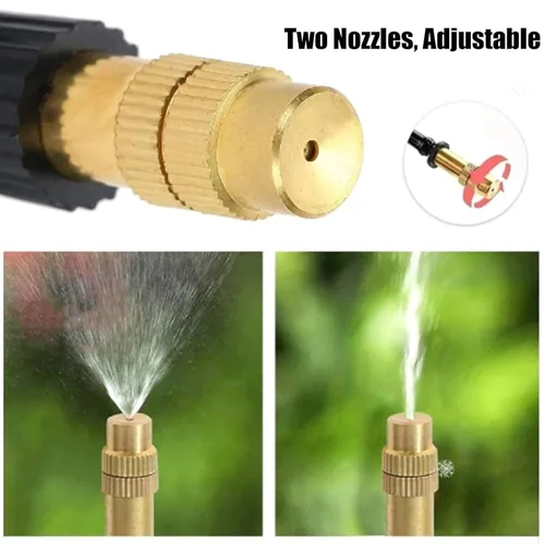 Vista 5 de New Quick Connector Drip Automatic Irrigation System with 360-degree Bending Dropper, Adjustable Atomizing Nozzle for Watering Sprinkler System for