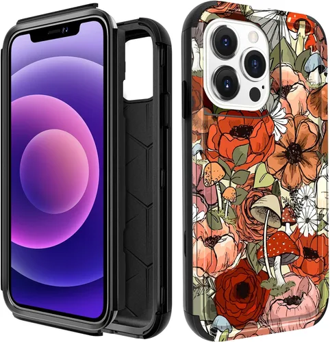 Vista 125 de Funda para iPhone SE 2020/2022/3ª generación, para iPhone 8/7, funda protectora resistente con diseño de flor linda para mujeres, hombres, niñas