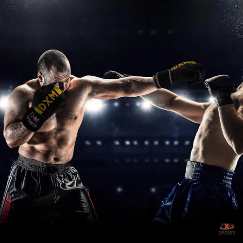 Vista 6 de Guantes de boxeo para hombres y mujeres, guantes de entrenamiento de boxeo, guantes de kickboxing, guantes de sparring, guantes de entrenamiento