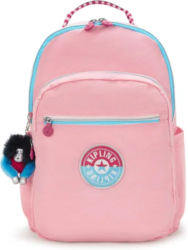 Vista 25 de Mochila Kipling Seoul extra grande para laptop de 17", Grande True Blue Tonal 2