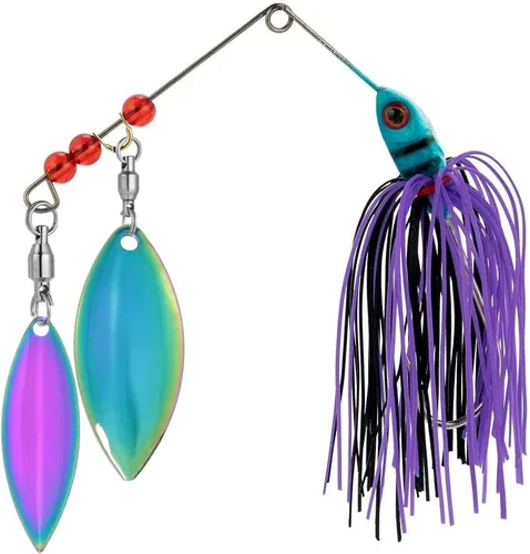 Vista 4 de 10 unids cambio rápido Spinner Clevis 0.512 in Spinner Blades Pesca Clevis Crawler Arnés Walleye Rig Speed Clevis