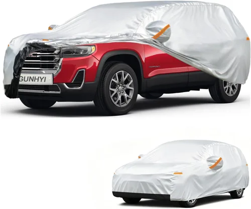Vista 29 de GUNHYI Funda para coche SUV de ajuste personalizado para BMW X5/X6 de 2007 a 2022, 6 capas de alta resistencia, cubierta exterior completa Algodón