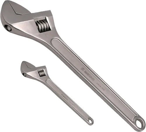 Vista 7 de WEDO Adjustable Wrench 4",Max Jaw Opening 13mm,Stainless Steel Professional Spanner,Precision Jaws,Corrosion Resistant,Rust Proof,High