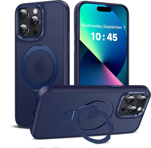 Vista 41 de LeYi Funda para iPhone 11 para MagSafe con soporte magnético, color negro