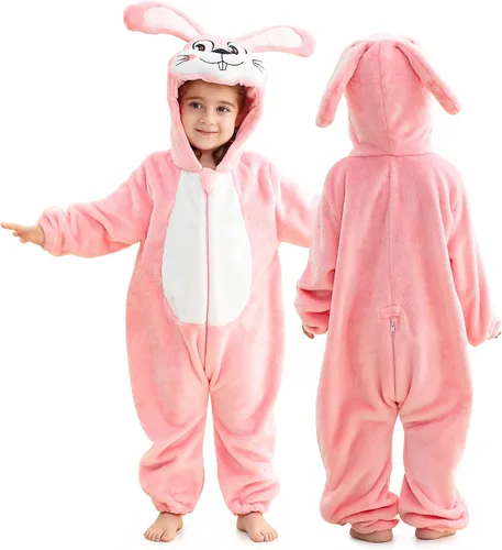 Vista 14 de Disfraz infantil de Halloween para cosplay, traje de animal con capucha para niños Mono