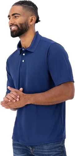 Vista 3 de Hanes Polo Cool Dri para hombre, polo de secado rápido para hombres, protección UPF 40+