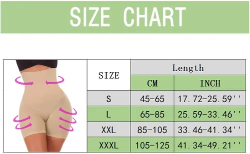 Vista 3 de XINSHIDE Bragas levantadoras de glúteos para mujer, pantalones cortos de cintura alta, control de abdomen, faja moldeadora adelgazante
