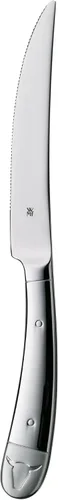 Vista 6 de WMF Juego de cuchillos para carne de acero inoxidable de 6 piezas con caja de regalo de madera