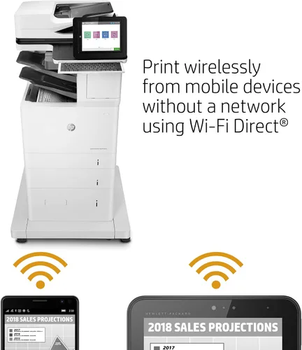 Vista 8 de HP Laserjet Enterprise Flow MFP M633z Impresora dúplex con garantía in situ de un año, el siguiente día laborable (J8J78A)