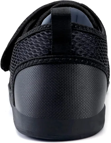 Vista 5 de Sisttke Zapatos para diabéticos para mujeres y hombres, ajustables, para artritis, edema, para casa, pies hinchados, zapatos extra anchos