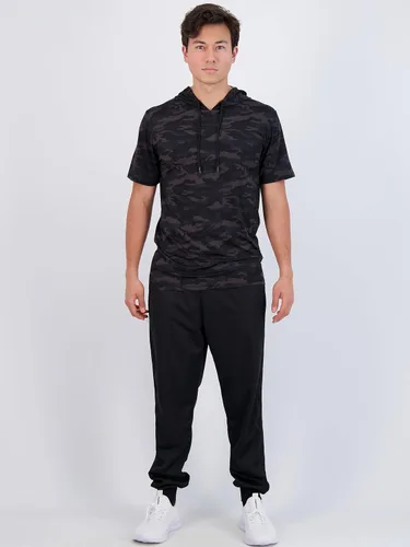 Vista 5 de Real Essentials Paquete de 3 sudadera deportiva de manga corta con capucha para hombre (disponible en tallas grandes y altas)