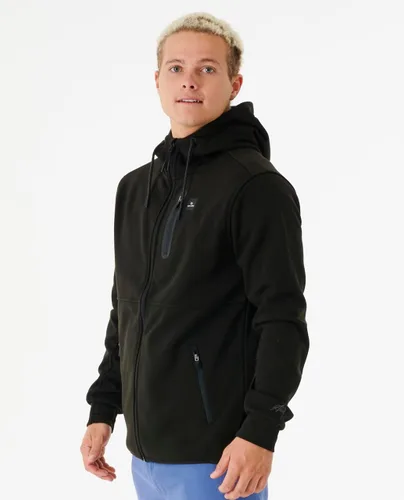 Vista 2 de Rip Curl Sudadera con capucha para hombre Departed Anti Series Negro