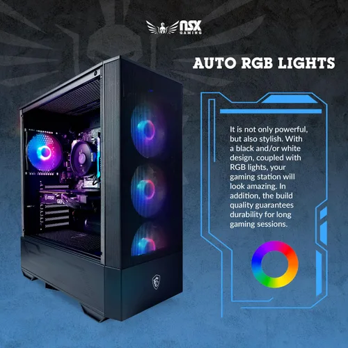 Vista 5 de NSX GAMING Raptor Desktop