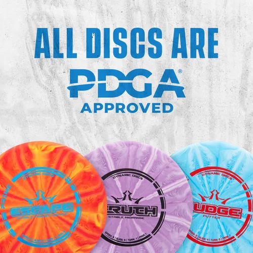 Vista 2 de Dynamic Discs Prime Burst Conjunto de Iniciación de Disc Golf (Paquete de 3) Conjunto de Disc Golf para Principiantes para Hombres y Mujeres